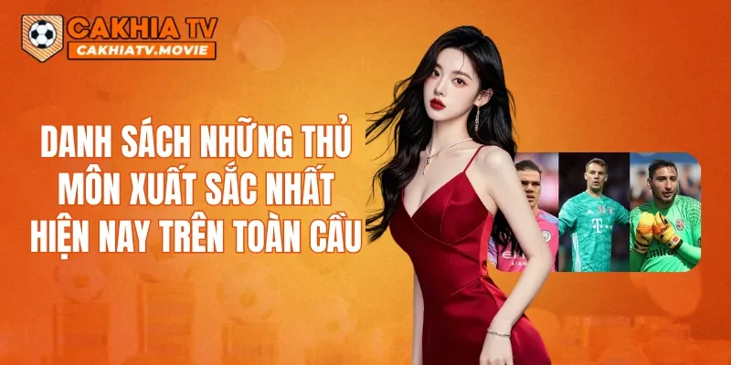 Danh sách những thủ môn xuất sắc nhất hiện nay trên toàn cầu