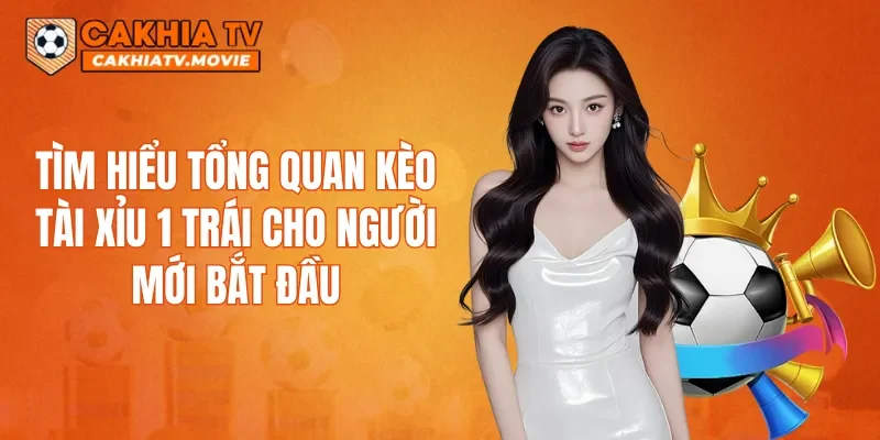 Tìm hiểu tổng quan kèo tài xỉu 1 trái cho người mới bắt đầu