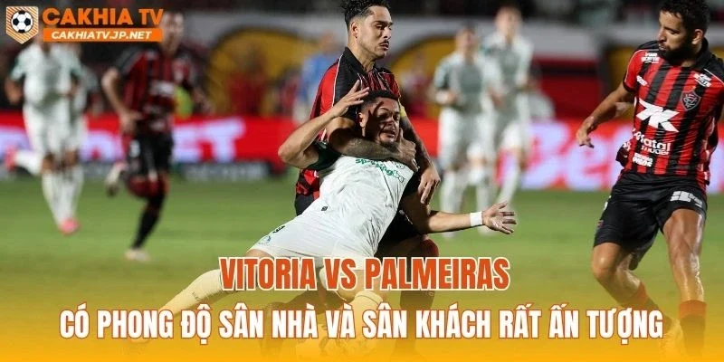 Vitoria vs Palmeiras có phong độ sân nhà và sân khách rất ấn tượng