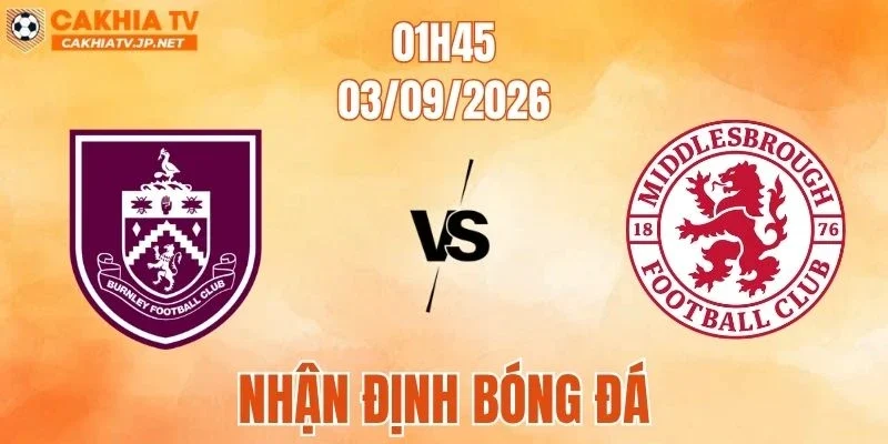Burnley vs Middlesbrough